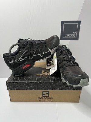 Salomon Speedcross Vario 2 GTX Gore-Tex Shoes Trainers - Black - Size UK 8 - NEW