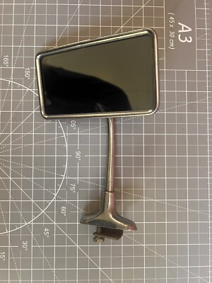 Vintage 3x5 Inch Rear or Side View Mirror , Hot Rod or Rat Rod.