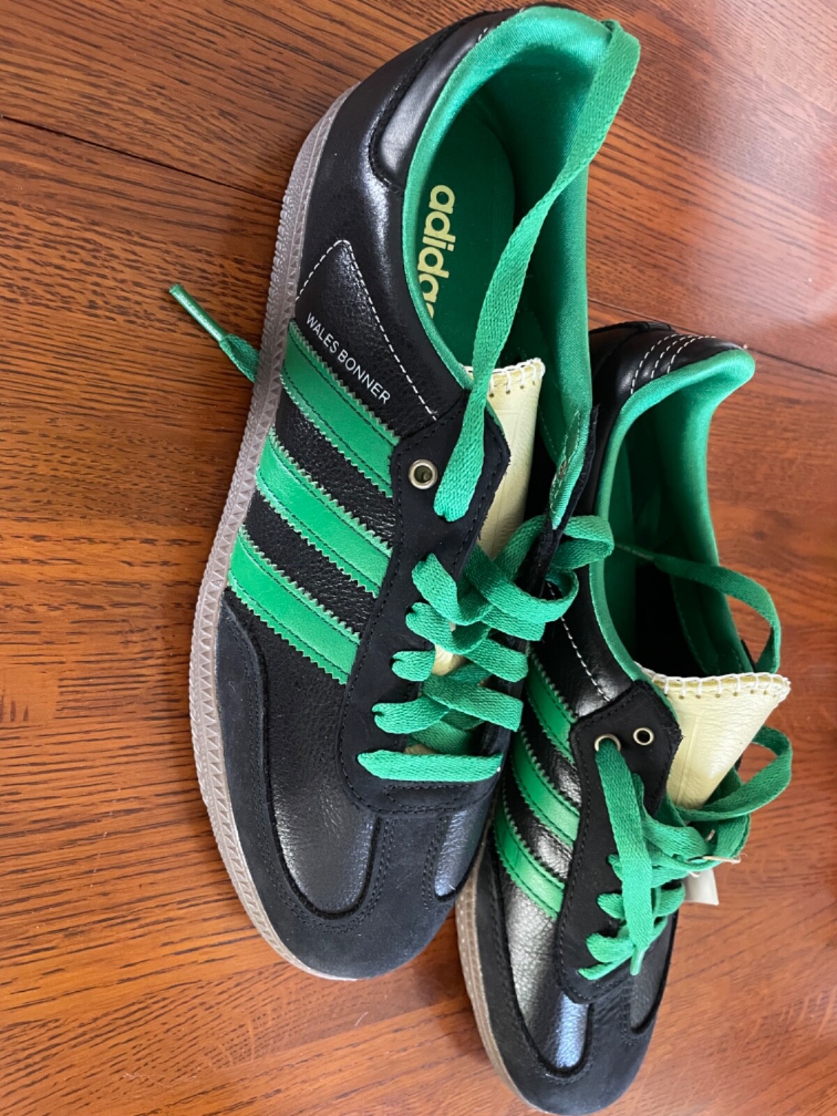 Size 8 adidas Samba x Wales Bonner Black Green 2021 | eBay Size 8 adidas Samba x Wales Bonner Black Green 2021 | eBay