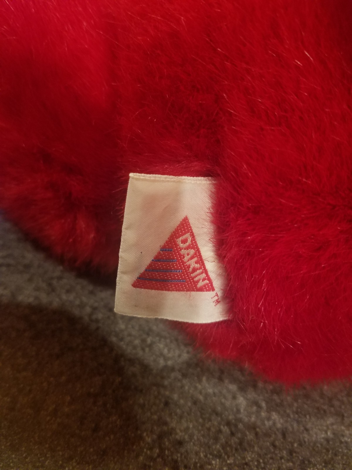 1991 Dakin Limited Edition Red Teddy Bear with movable legs and tag