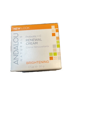 Probiotic + C Renewal Cream by Andalou  Naturals  Brightening  1.7 oz/ 50 g