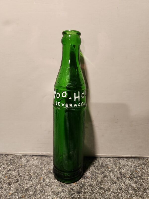 Yoo Hoo Green Soda Bottle Embossed Crown Top Garfield NJ