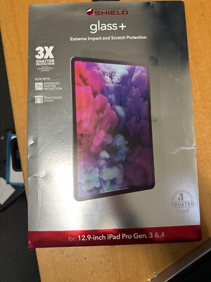 ZAGG InvisibleShield Glass+ Screen Protector Apple iPad Pro 12.9'' Gen. 3, 4, 5