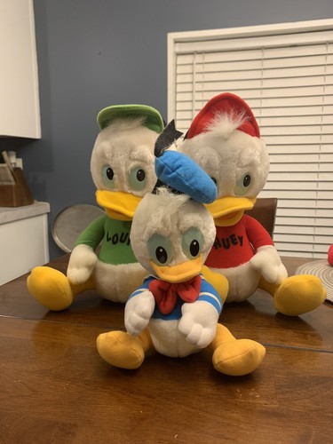 Huey (1986), Louie (1986), Dewey (1984) Playskool Plush Set Huey (1986), Louie (1986), Dewey (1984) Playskool Plush Set