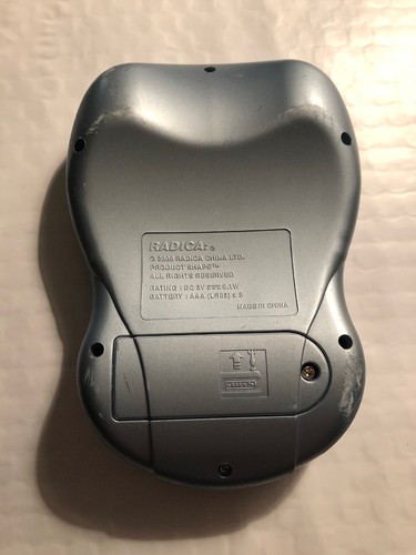 Radica big screen Solitaire electroinc handheld game blue 2000 working