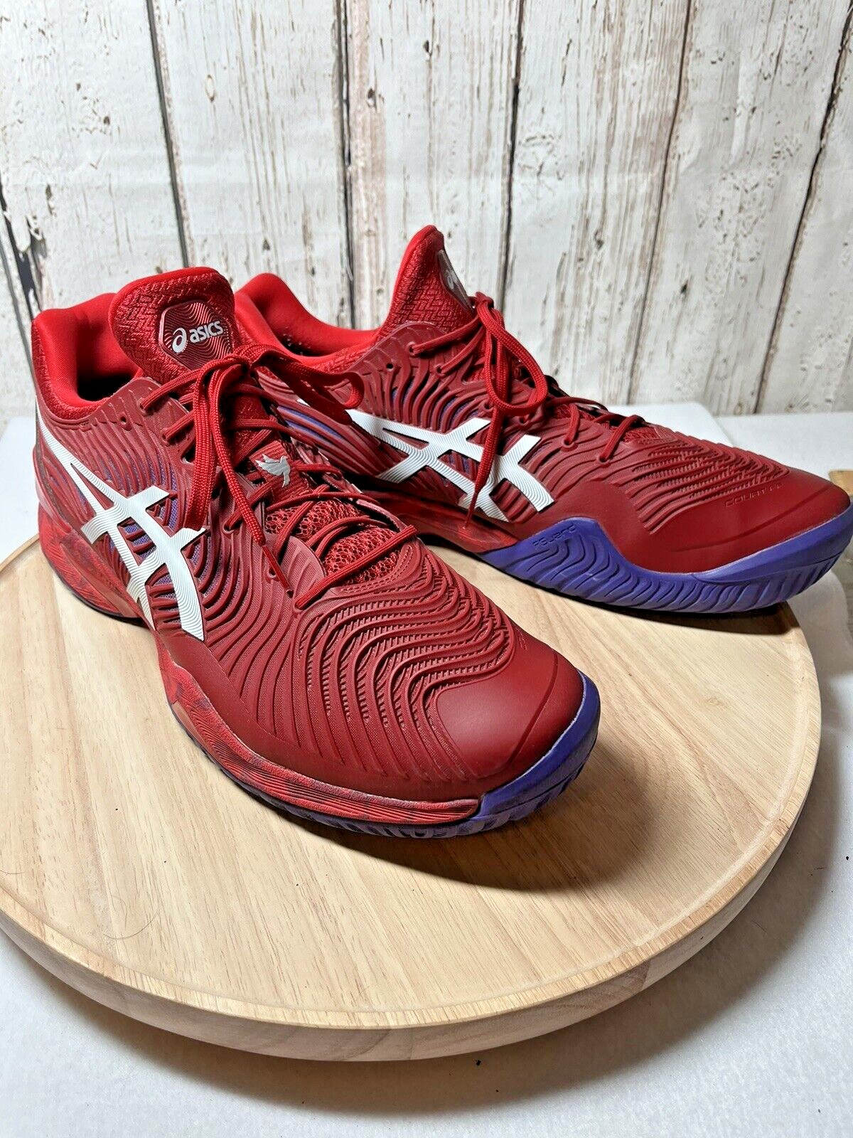 シューズ(男性用) ASICS COURT FF NOVAK 27cm used Asics Court FF mens Novak Djokovic Athletic Tennis Shoes