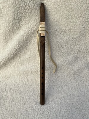 Musical Wood Native American Style Flute High D Aeolian  440hz