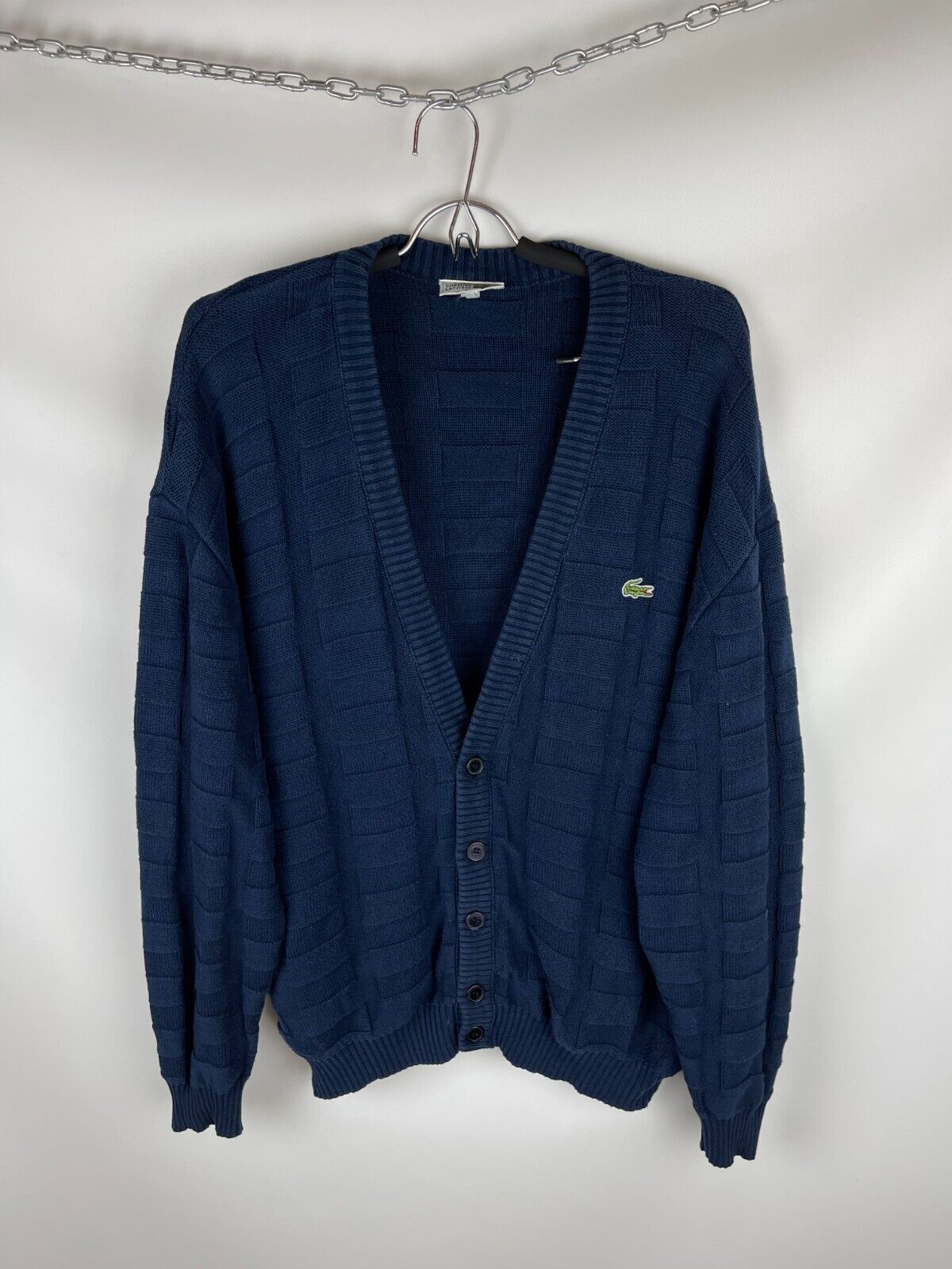 Chemise Lacoste vintage blue knit cardigan sweater rare | eBay Chemise Lacoste vintage blue knit cardigan sweater rare | eBay