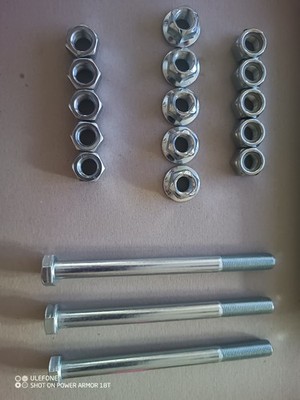 Dado Zincato Brillante Dado Esagonale Flangiato M12x1.25 BZP Lucido - Dadi Metrici A Passo Fine Per Applicazioni Meccaniche Z 12 Xep - Foto 3