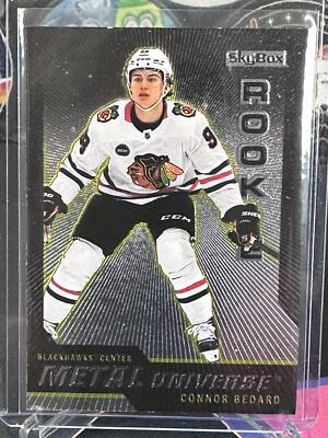 Connor Bedard 2023-24 Skybox Metal Rookie Metal Universe #R-1 Chicago Blackhawks