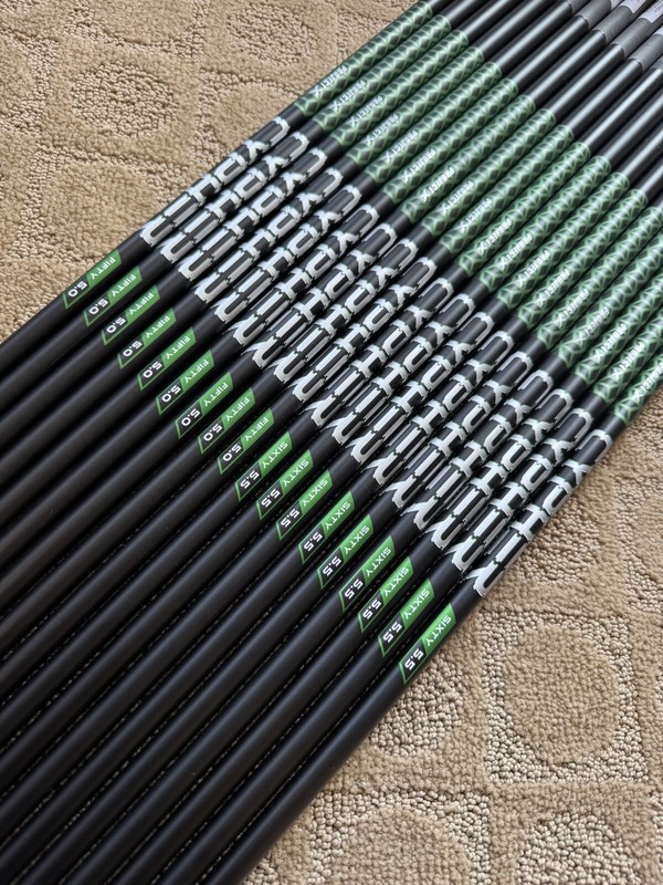 NEW Project X Cypher Green Graphite Iron Shafts .370" -