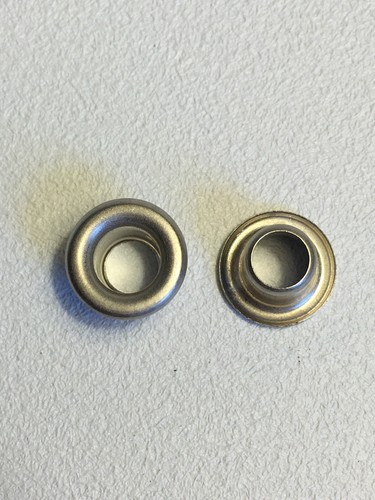 Bag Of 200 5MM Brass Nickel Colored Eyelet Cores Grommet