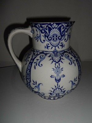 Vase ancien faïence Vieux Rouen