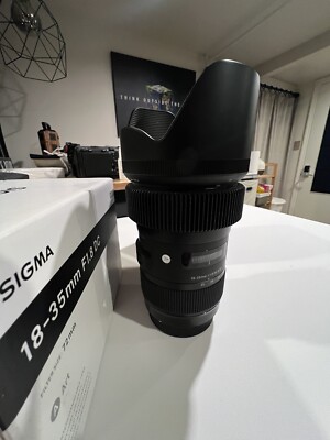Sigma 18-35mm F1.8 Art DC HSM Lens for Canon DSLR Cameras Bundle