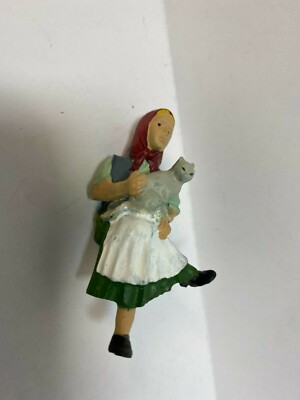 Just Plain Folk # 0125 G Scale Train Figure* Lady sitting with cat *NEW
