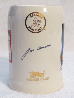 Jose Canseco Topps Rookie Card Heirloom Tradition Sports Nostalgia Stein Mug
