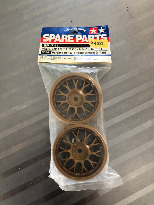 Tamiya Porsche 911 Gt1 Jantes Avant (X2) Ref: 50741 Vintage