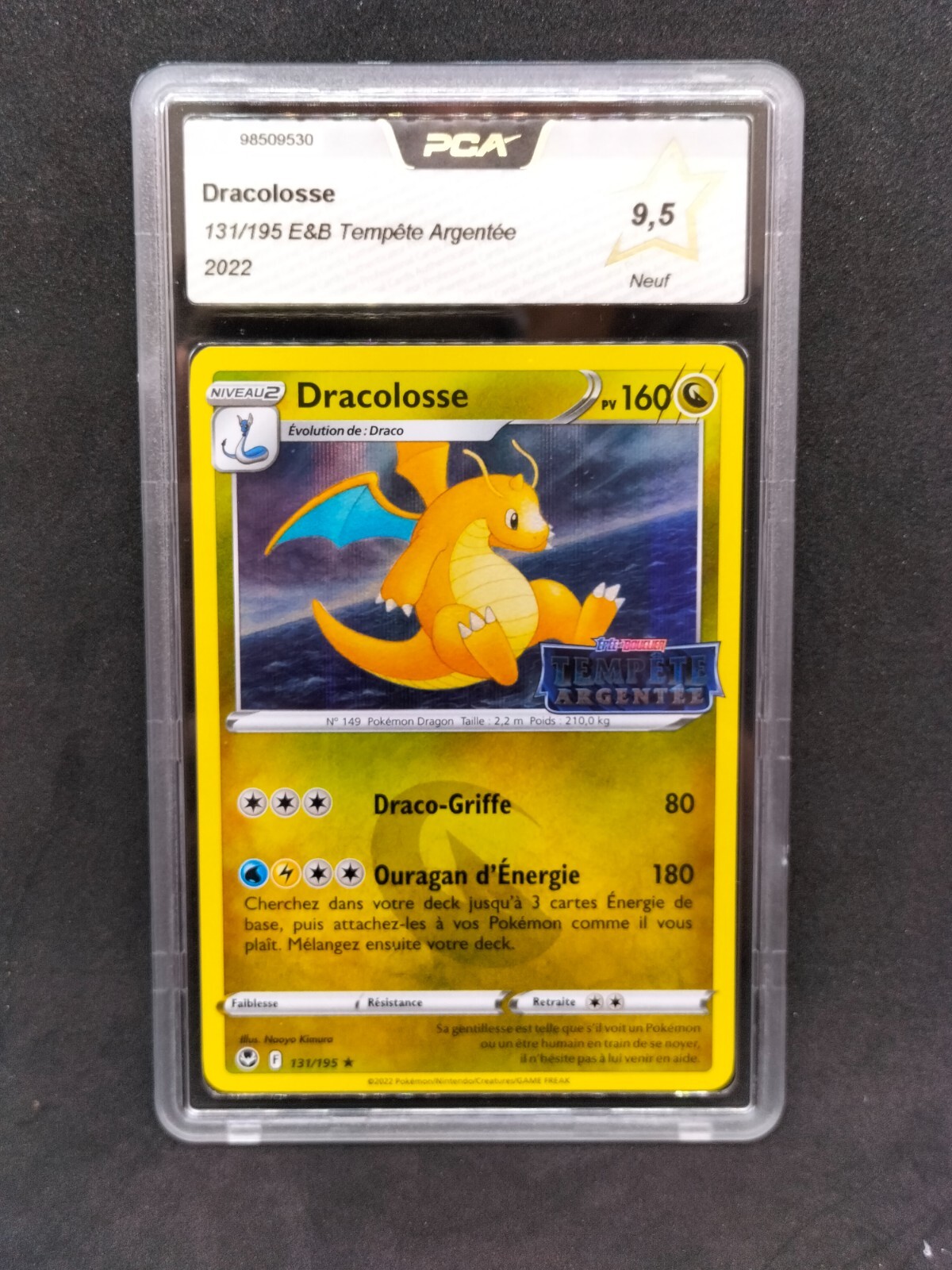 Dragonite 131/195 Promo Tempête Silver Fr Pca 9,5 - Sending