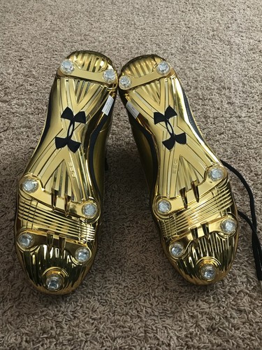 Notre Dame Irish Football Under Armour Team Issued 2014 Cleats New Size 15 ND