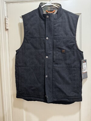Walls Outdoor Work Vest Point Blank DuPont  Kevlar Realtree Black NWT Size M