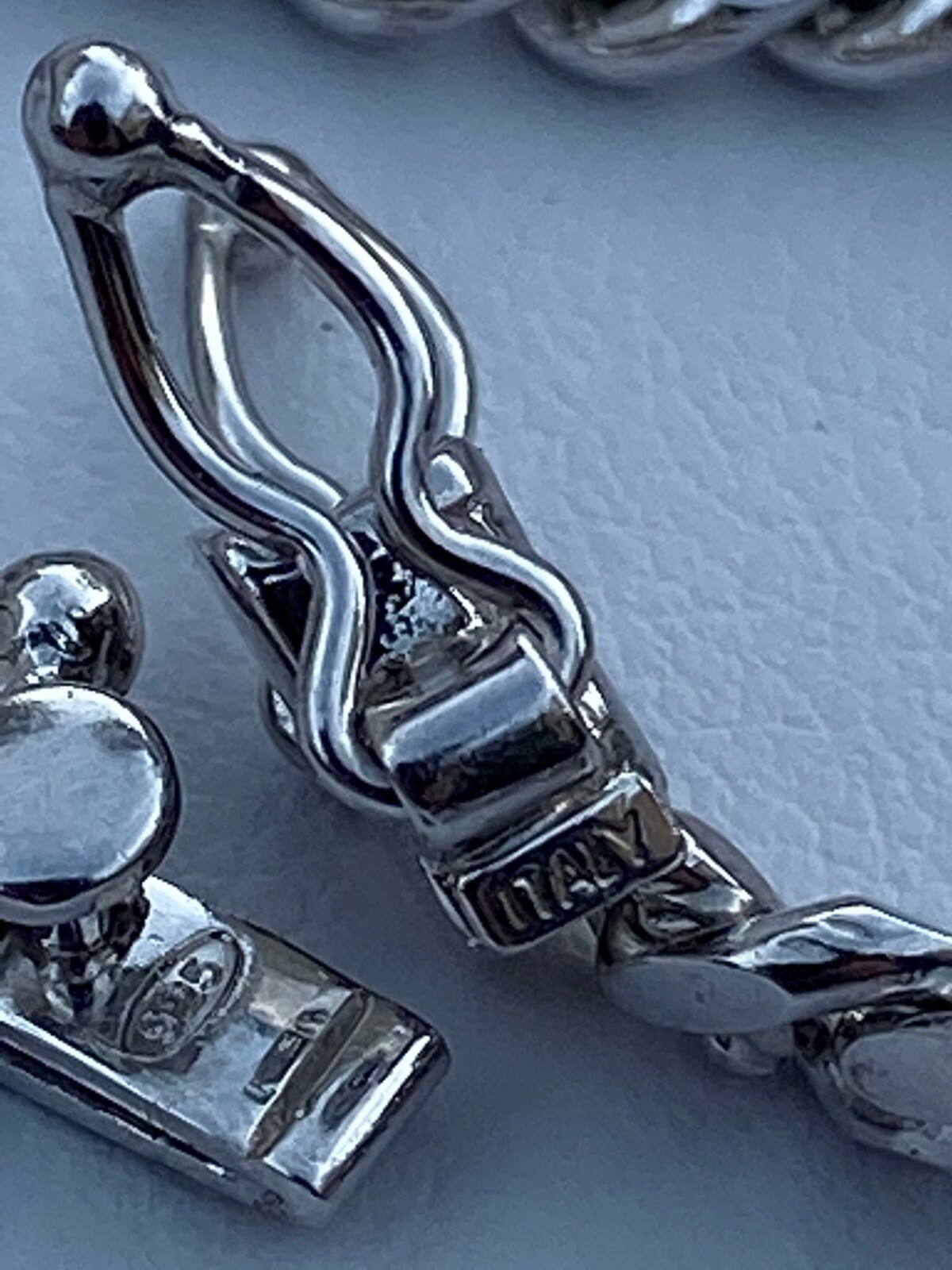 Pre-owned Silver Mens Miami Cuban Link Chain Real Solid 925 Sterling  Box Lock Necklace 5mm