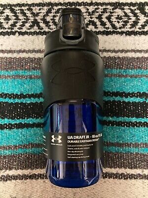 Under Armour Blue Athletic Water Bottle UA Draft JR. 18 oz/.5L Brand New