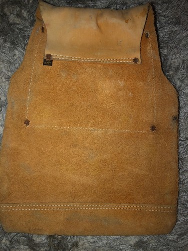 Rare Chalimex Professional Tool Apron Slides On Belt Heavy Duty Moccasin Leath