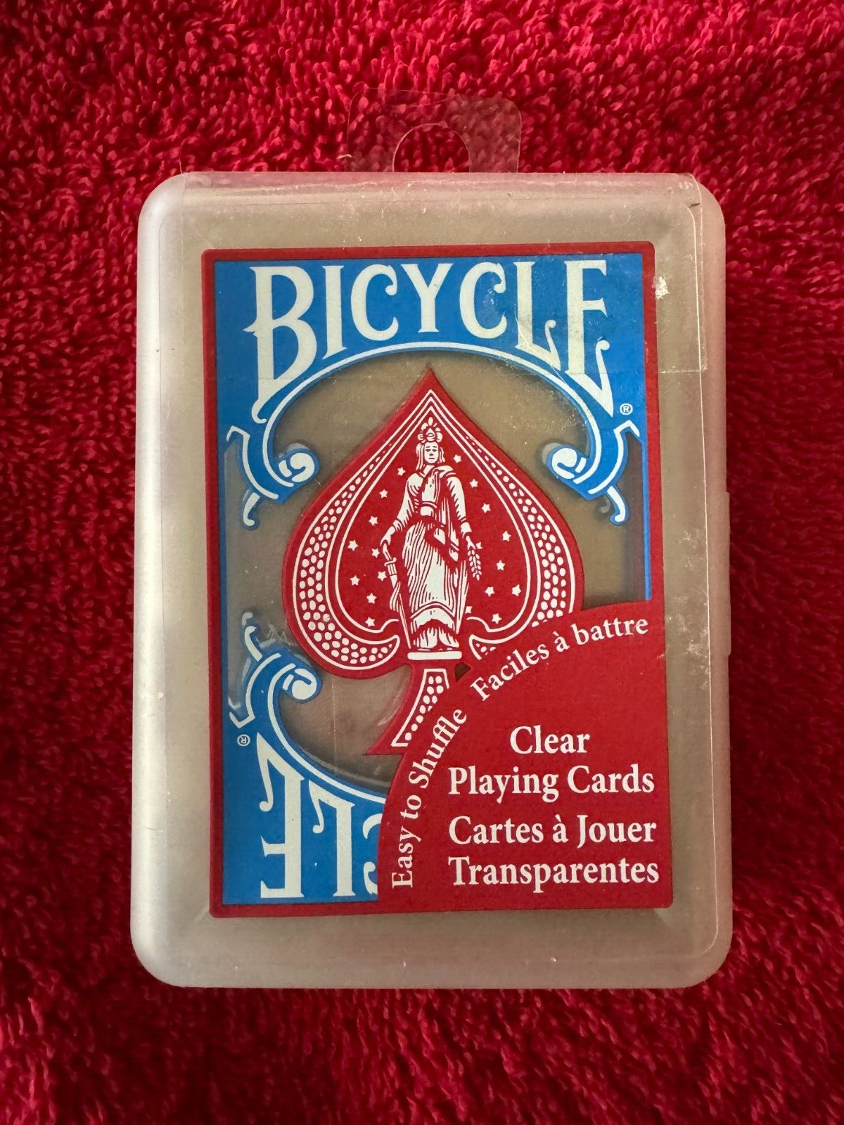 ~ Clear Transparent Playing Cards ~ 52 Card Deck ~ New