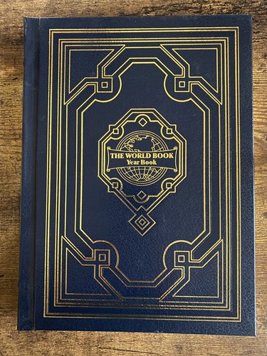 Vintage 1991 The World Book Year Book Encyclopedia Hardcover