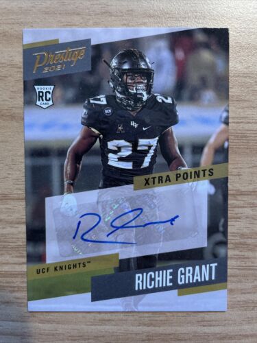 2021 Prestige Richie Grant rookie card auto Xtra points insert RC#PS-RGR RARE. rookie card picture