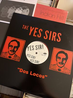 THE YES SIRS DOS LOCOS RED VINYL RECORD suppression enemy soil bastard noise new