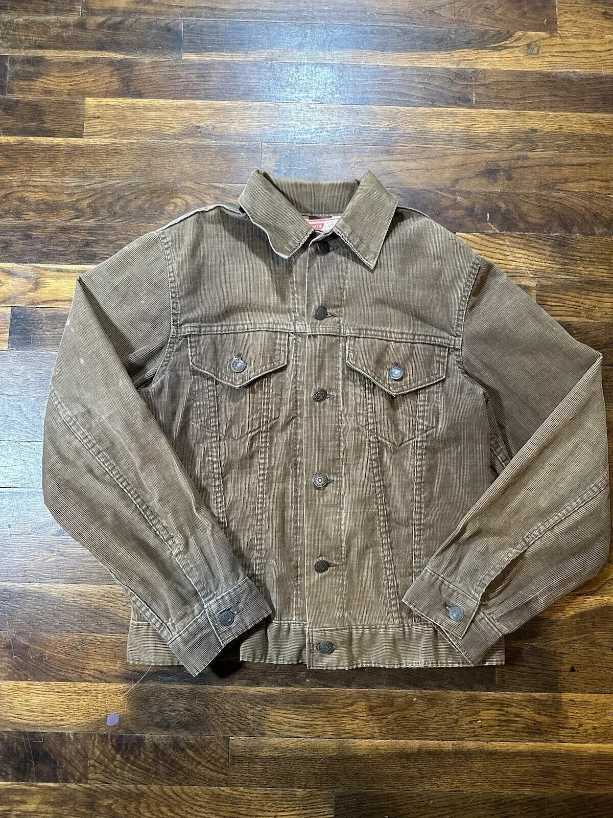 Vintage 70s Levis Corduroy Trucker Jacket Size XS (38) Made Vintage 70s Levis Corduroy Trucker Jacket Size XS (38) Made