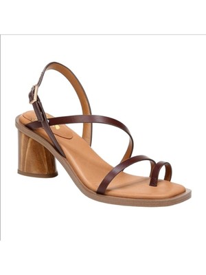 

SARTO BY FRANCO SARTO Женские коричневые кожаные сандалии с ремешком на пятке, 10 м, Коричневый, H0428L6