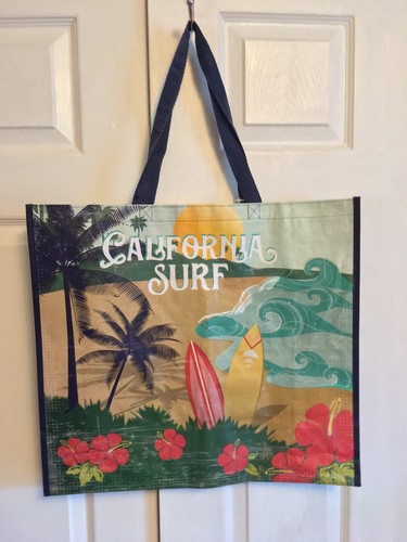 NEW California Surf Summer Shopping Bag Reusable Travel Tote Eco Marshalls