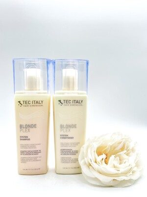 Tec Italy Blonde Plex System Shampoo 10.1 oz, Conditioner 10.1 oz DUO