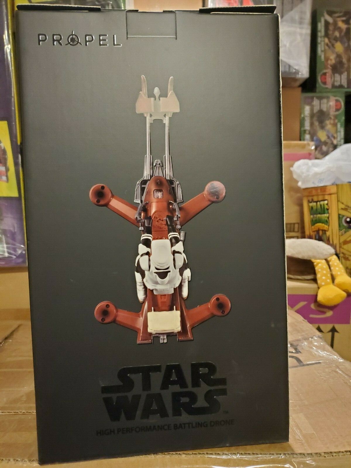 Propel Star Wars 74-Z Speeder Bike Battling Quadcopter Propel Star Wars 74-Z Speeder Bike Battling Quadcopter