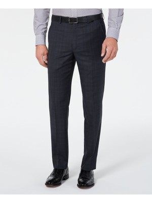 

RALPH LAUREN Мужские серые брюки в клетку Bootcut Fit 36W \ 30L, Серый, EDDWPALZ0032