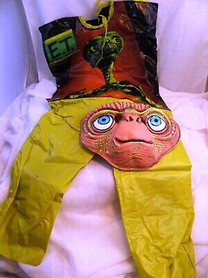 Vintage E.T. The Extra Terrestrial Halloween Costume Size Small 1982 Universal