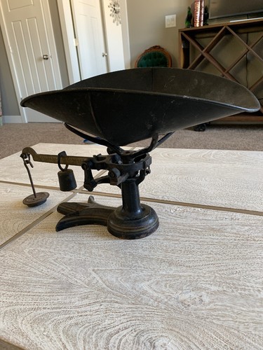 Fairbanks Scale Cast Iron Fishtail Farmhouse Decor