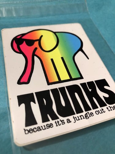 Trunks LOGO SURF Car Stickers Decals Surfing Vintage neon