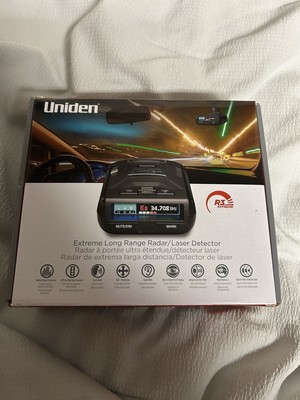 Uniden R3 Radar/Laser Detector Extreme Long Range with Built-In GPS, 360 Degree