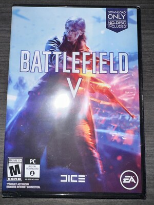 BATTLEFIELD  V PC Game NEW, SEALED. FREE USA SHIPPING