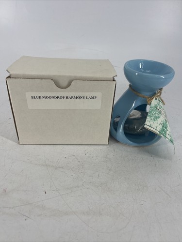 Earth Harmony Blue Moondrop Harmony Lamp Wax Melter 5" High