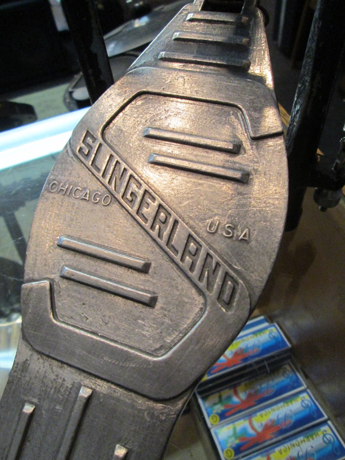 SLINGERLAND Tempo King Vintage Kick drum Pedal. VG