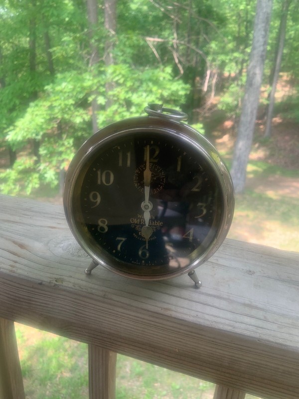 Vintage Ward&rsquo;s Old Reliable 8 Day Alarm Clock Parts Repair