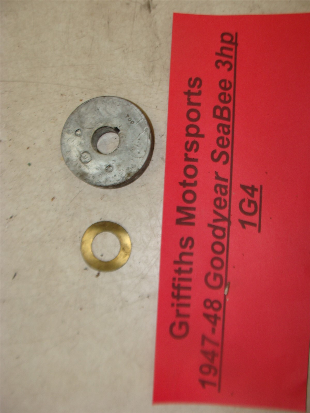 1947-48 1G4 Goodyear Sea-Bee outboard motor 3hp OMC Gale
