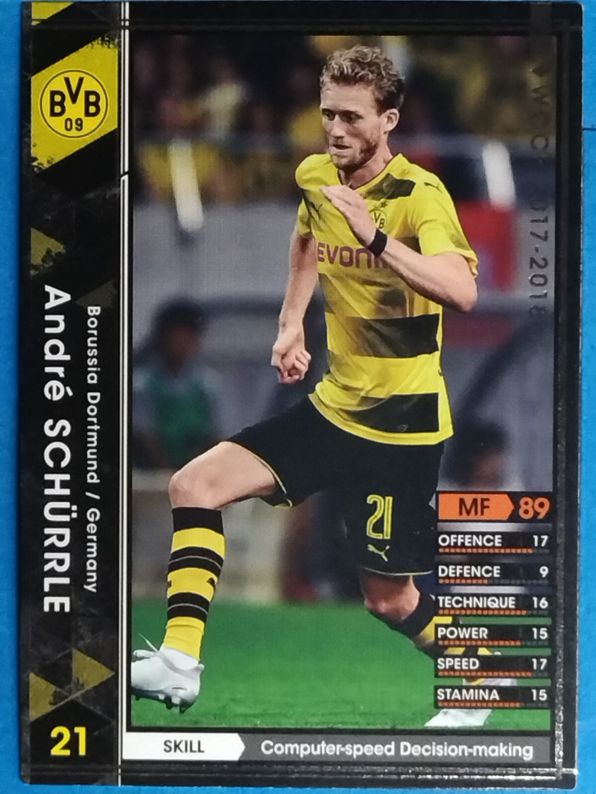 その他 WCCF Panini WCCF 078/272 2017-2018 André Schürrle Japan Pre-Owned