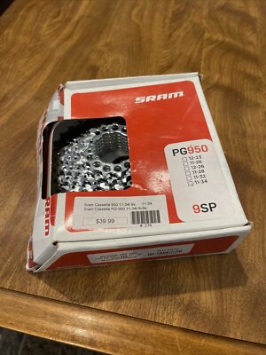SRAM PG 950 MTB Cassette, 9 Speed, 11-34T