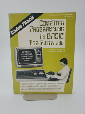 Vintage Radio Shack Computer Programming in Basic for Everyone 1977 Dwyer