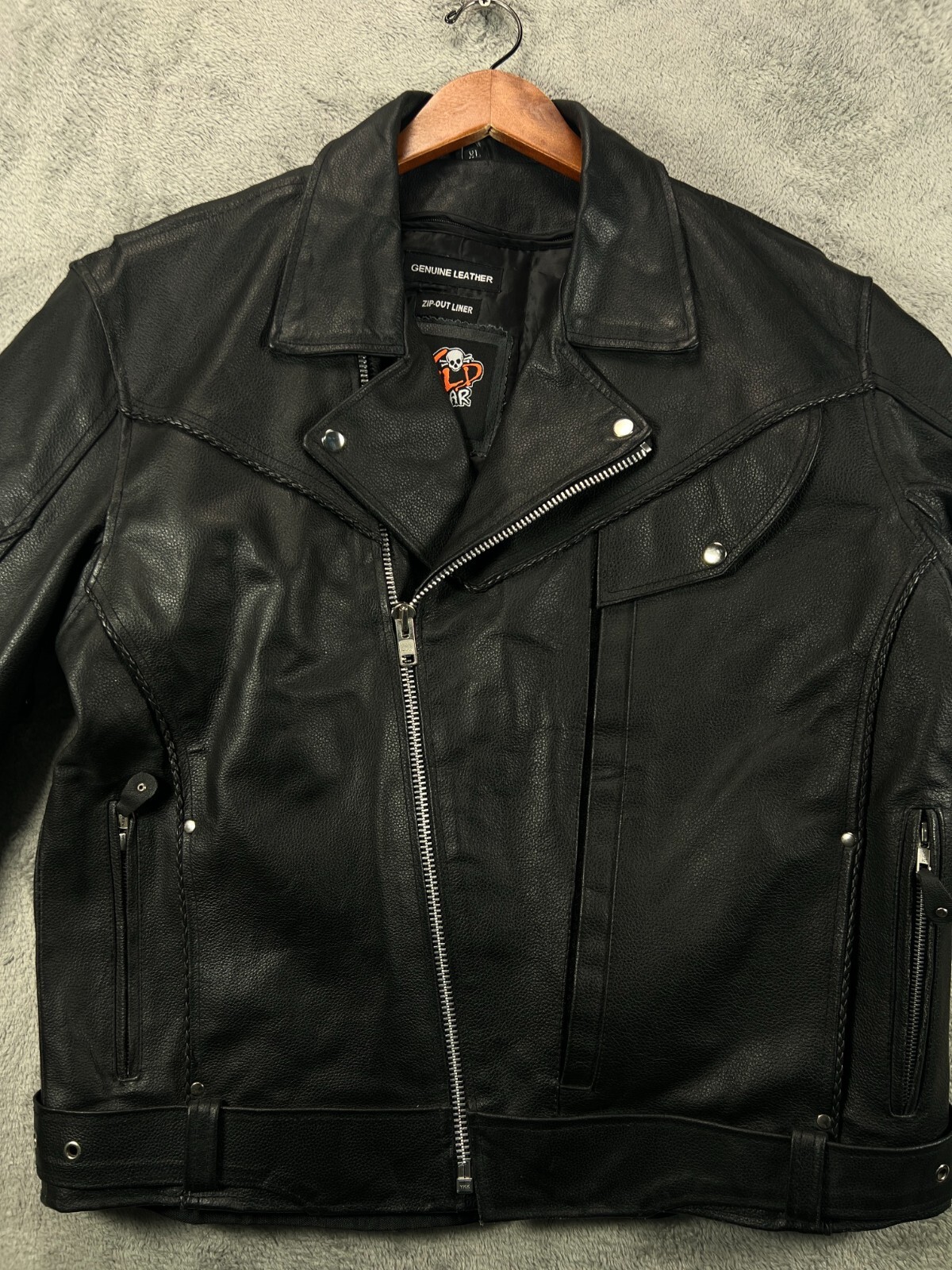 Wild Wear Vintage 90s Hiway Dist Leather Motorcycle Jacket Wild Wear Vintage 90s Hiway Dist Leather Motorcycle Jacket